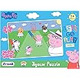 Frank Peppa Pig Jigsaw Puzzle (60 Pieces) for Kids Above 5+ Years - Fun & Challenging Brain Booster Games - Educational Puzzle for Focus and Memory -60411