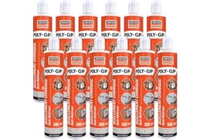 THE SIMPSONS Lot de 12 cartouches de Scellement chimique POLY-GP ton gris SIMPSON