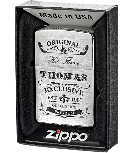 Accendino Zippo Personalizzabile Con Foto E Testo – Regalo Perfetto Per Coppie, Compleanni, Ricordo Unico
