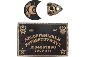 ieron Trä Ouija-brädeset Klassiska pratbrädor med planchette, metafysisk budskapsandatavla Wicca-gåvor för häxkonst, presente