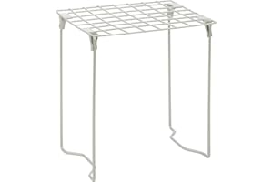 HONEY-CAN-DO Honey Can Do eXcessory regał szafkowy, stal stopowa, srebrny, 18 kg