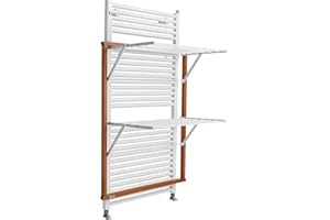Arredamenti Italia AR_IT- 608 KLAUS the only drying rack for heated towel rails, finishing cherry wood.