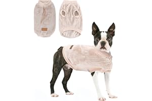 LOLLANDA Hundepullover, Haustier-Pullover, Sweatshirt, weich, warm, Haustier-Weste, Pullover für kleine Hunde, Katzen, Yorkie, Chihuahua, Herbst-Winter-Kleidung (Khaki, M)