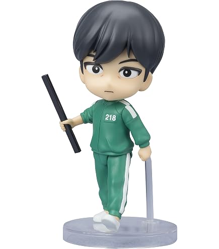 BANDAI SPIRITS MERCHANDISING LICENCE Tamashii Nations-Squid Game-Front Man, Figuarts Mini, Acrilonitrile butadiene stirene cloruro di polivinile, One Size