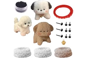 TRACOMPAN Long Pipe Cleaners for Craft Pipe Cleaner Set DIY Plush Dog Doll Handcraft Decoration DIY Plush Doll Material Arts Crafts Kit Flexible Pipe Cleaners (B style)