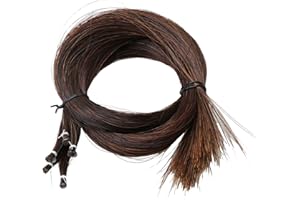 BQLZR Brown crin de crin de cheveux d'arc de violon de 32,68 pouces normal pour le remplacement d'arc de violon 50g