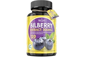 NGU NEXT GEN U Bilberry Eye Supplement - 300mg with 75mg Anthocyanins 120 Vegan Tablets - Food & Dietary Vitamins and Health Supplements - Supporting Vision Protection - by NextGenU
