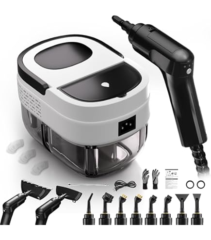 8 stuks microvezel overtrekset stoomreinigeraccessoires voor de handsproeier, badstof doekset handgereedschap Classic en Comfort, katoenen badstof afdekpads compatibel met de meeste stoomreinigers