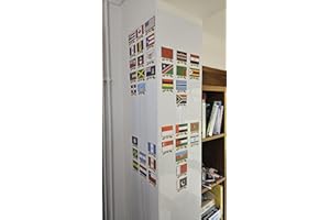 ‎KAROFOILFIX Magnetfolie | Haftgrund für Magnete | Magnettafel | Ferrofolie selbstklebend | beschreibbar, abwischbar, magnetisch | (weiß, 100x40cm)