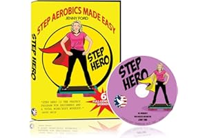 FREEDOM FIT INC Step Hero DVD | Step Aerobics Made Easy for Beginners | With Master Instructor Jenny Ford | Cardio Fitness Toning Exercise Program | Easy To Follow | Platform or Bench Required | Total Body Fitness