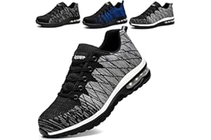 Aicowe Buty ochronne, męskie, damskie, lekkie, stalowe noski, oddychające, sportowe buty ochronne ze stalowym noskiem, sneakersy