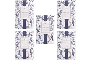 GREENLEAF GIFT 5 x Greenleaf, Classic Linen, Duftbeutel für Schränke, Packung mit 5 Beuteln, 11,5 x 17 cm, Düfte und Parfüme für Zuhause