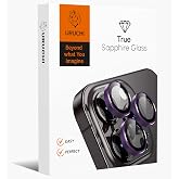 URUCHI Kamera Lens Koruyucu, Safir Cam, Al&uuml;minyum Alaşım &Ccedil;er&ccedil;eve, Kolay Kurulum, HD Kalite, G&uuml;&ccedil;l&uuml; Yapışma, &Ccedil;ubuk S&ouml;kme Aparat