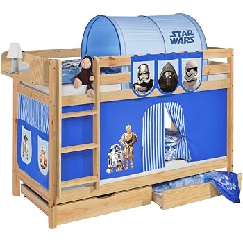 Spielbett Und Etagenbett Fur Hochbett Vorhang Star Wars The Clone
