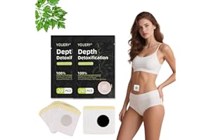 Youery 40 Stück Abnehmpflaster, Schnelle Fettverbrenner für Bauch & Taille, Natürliche Pflanzenextrakte Gegen Cellulite, Hautfreundliche Slim Patches für Effektives Abnehmen