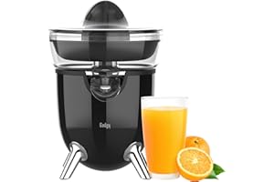 Gadgy Electric Citrus Juicer – Compact Juice Extractor with Anti-Drip Spout, Dust Cover, Non-Slip Feet & Overheat Protection | Fresh Juice Maker for Oranges, Lemons, Limes