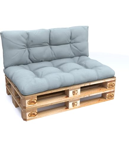 Divano In Pallet Di Pino Massello - 120x60cm Per Esterni E Interni - Foto 2