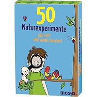 moses. MOS21079 50 Naturexperimente Geh raus und werde Forscher! | Kinderbeschäftigung | Kartenset