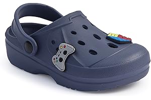 THE ESSENTIALS WARDROBE Boys Clogs Unisex Kids Sandals Slippers Slip On Mules Garden Pool Beach Leisure Children