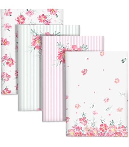 2 Strofinacci Cucina Microfibra | Motivi Primavera 40x60 Cm | Super Assorbenti (Rosa) - Foto 9