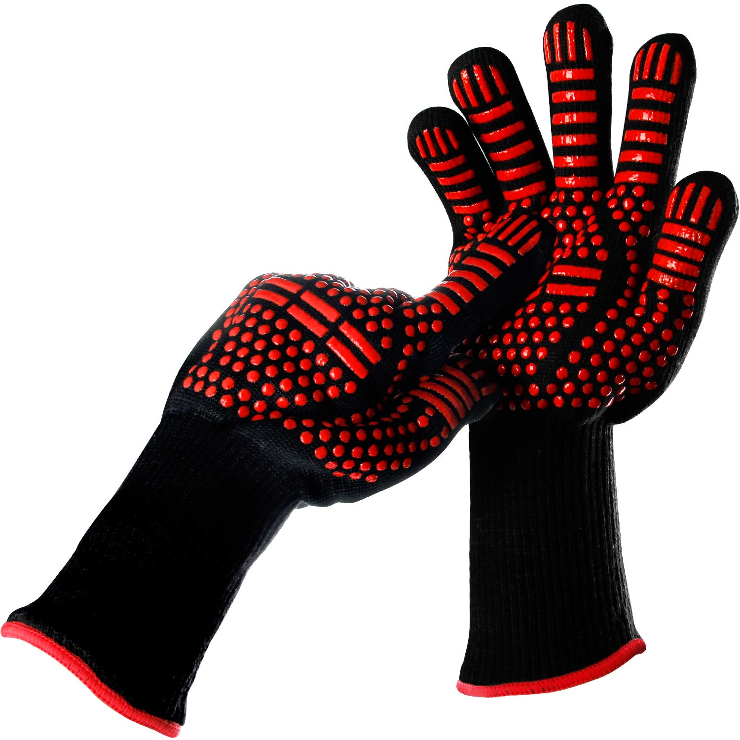 ACCE Grillhandschuhe Hitzebeständig Bis 800°C - Mit Schnittschutz Level 5