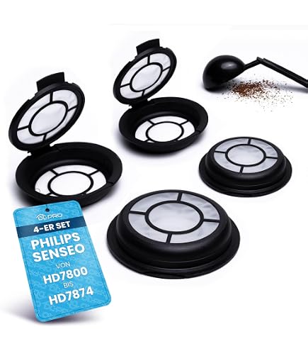 Xavax Lot De 2 Dosettes Permanentes (pour Machines à Café Philips Senseo Et Machines à Café Similaires, Filtre à Dosettes Pour Poudre De Café, Thé En Vrac, Dosettes Rechargeables, Filtres à Café