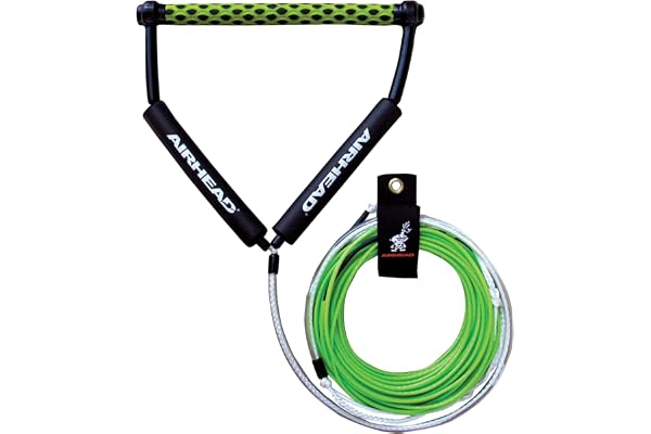 Airhead Dyneema Flat Line Corde de Wakeboard, 4 Sections, 20 m, Plusieurs Couleurs Disponibles