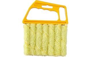 FUOXUL 1PCS Blind Duster Washable Venetian Blind Cleaner Tool Durable Reusable Clean Six Blinds at Once Blinds Window Bedroom Office