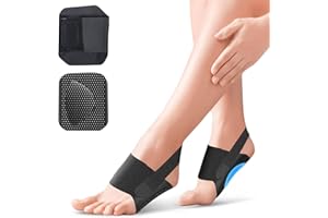 UNOSEKS Fußgewölbe-Bandagen Für Plantarfasziitis, Fußgewölbestütze Verstellbare Bandage, Plattfuß Relief Für Fasciitis Frauen Männer, Mittelfuss Support Für Flache Fuß Fallen Bogen Schmerzlinderung
