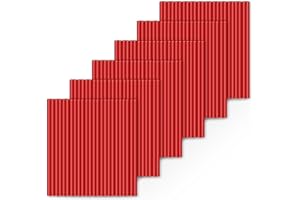 Einfa Red Hot Glue Sticks - 72 Pieces Hot Melt Glue Gun Sticks 7mm x 100mm - Multi Pack for Handicraft DIY, Presents Wrapping, Holiday Festival Decorations