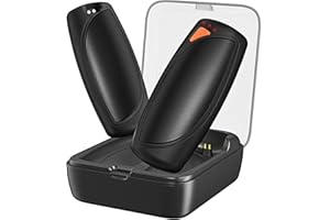 Lepwings Elektryczny Ogrzewacz do Rąk Zestaw 2 Sztuk, 14000 mAh USB Akumulatorowe Podgrzewacze do Rąk, Przenośny Ogrzewacz Kieszonkowy Wielokrotnego, 3 Tryby Ogrzewania, Zimowe Prezenty Plenerowe