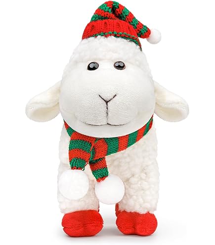 Produktbild von Weihnachtsbaum Kuscheltiere – Niedliche Plüschtiere Mit Langen Beinen, Als Stern Oder Tannenbaum, Sofa- & Schlafzimmer Deko, Geschenk Für Kinder & Mädchen Zu Neujahr