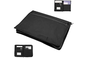 ZARADU Boîte à Gants pour Voiture Manuelledossier,Organiseur de Boîte à Gants,Avec Plusieurs Compartiments,Pochette pour Documents de Véhicule,Organiseur de Cartes,Sac à Documents de Voiture