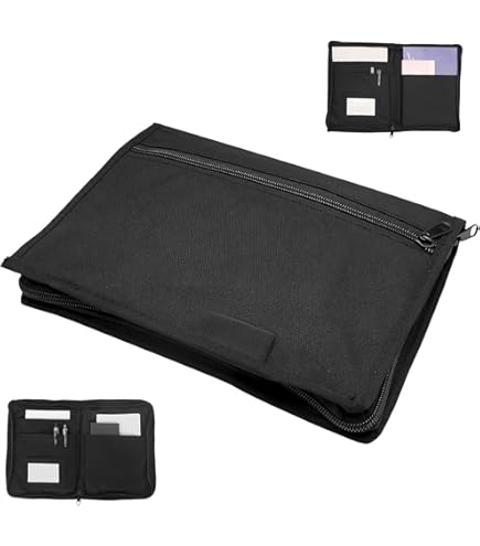 Sac De Voiture Polyvalent Pour Organisateur De Boîte à Gants De Voiture Avec Porte Documents Zippe Noir