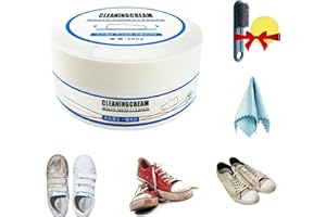 YAGEROD 2023 Neue Schuhe Reinigungscreme, Schuhpflege Creme, Schuhe Reinigungsgel, Sneaker Schuhcreme, Schuhreiniger, Turnschuhe Pflege Creme, Schuhputzcreme Für weiße Schuhe, Lederschuhe, Sportschuhe