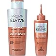 L’Oreal Paris ELVIVE Growth Booster Shampoo & Scalp Serum set, Anti Hair Loss treatment for Men, Aminexil & Niacinamide, Prevents and Reduces Hair Loss & Thinning, Visibly Denser in up to 12 weeks