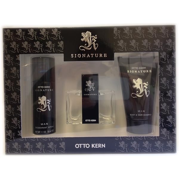 Otto Kern SIGNATURE MAN Duft & Pflegeset – 5-teilig Mit Parfüm, After Shave, Deo & Shampoo