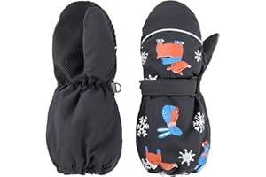 Century Star Skihandschuhe Kinder Fäustlinge Winterhandschuhe Schneehandschuhe für Kinder im Alter von 1-7 Jahre