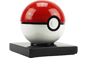BBRTOYS Pokémon - Hucha Resina, Diseño Pokeball, Apertura en la Base, Color Rojo (CyP Brands)
