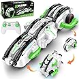 SNAPTRON® RC Cars with LED Lights – 360° Roll Stunt Car for Kids 7-12 Years | Remote Control Snake Car with 2 Rechargeable Batteries | High-Speed 15KM/H | Indoor/Outdoor Toy for Boys & Girls