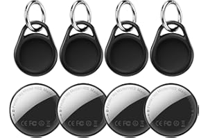 DDHTSAL Android Smart Tag Traceur - Localisateurs d'Objets Bluetooth Fonctionne avec l’app Google Localiser (Android Uniquement),Étanchéité IP68,Bip 100dB,Tracker de Clés/Sacs/Bagages/Animaux,4-Pack