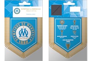 "Olympique de Marseille" offizielle Club Collection-Flagge