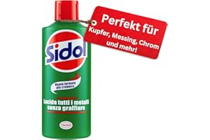 SUYASA Sidol Metallpolitur 150 ml von Henkel – Edelstahl Politur & Chrompolitur – Metallreiniger für Kupfer, Messing, Chrom & Edelstahlreiniger – Politur ohne Kratzer, Langzeitschutz für Haushalt & Küche