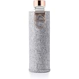 EQUA Borraccia In Vetro Mismatch 750ml - Unisex Con Custodia In Feltro - 3