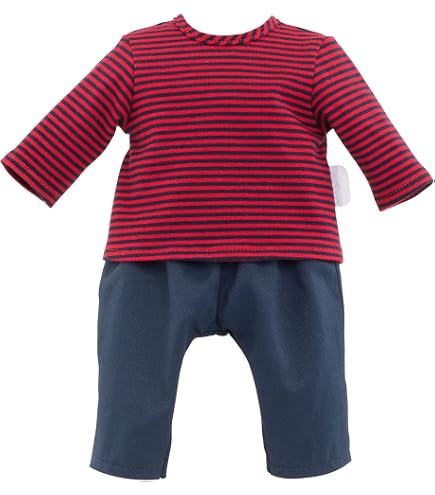 Corolle - T-Shirt Manches Longues et Jean, Un Weekend à Paris, vêtements, pour Poupon 30cm, dès 18 Mois, 9000111030