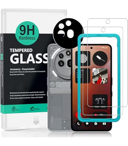Lutree For Nothing Phone 3a Pro Tempered Glass Screen Protector 2 Pack - View #7