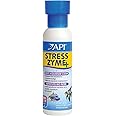API STRESS ZYME Freshwater and Saltwater Aquarium Water Cleaning Solution 118 ml Bottle