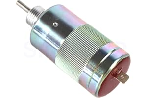 185206085 Solenoide 12V - SINOCMP Solenoide di arresto per Case New Holland SBA Perkins serie 100 parti dell'escavatore, 3 mesi di garanzia