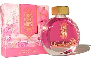 Ferris Wheel Press Fountain Pen Ink, Everyday Ink Collection, Hot Pink with Electric Blue Shimmer, 38ml