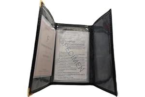 Gwenmode Etui Porte Carte Grise et Assurance en Cuir de Vachette Noir - Pochette Pratique et Élégant - Dimensions Optimales pour Papier d'Identité Française Idéal pour Protéger vos papiers moto auto